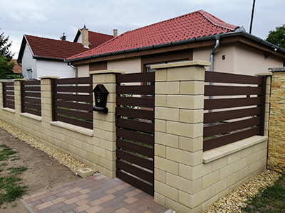 WPC fa-műanyag kerítés